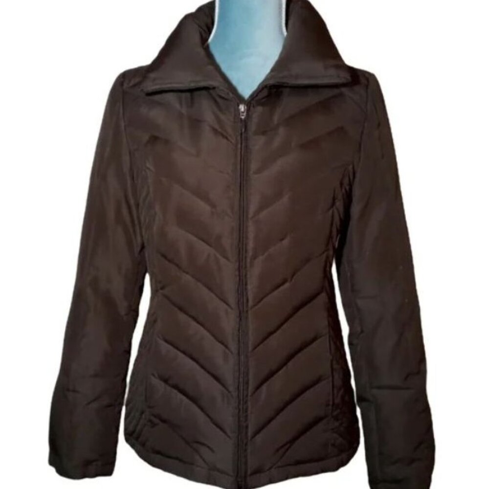 Kenneth Cole Down Filled Jacket - Brown